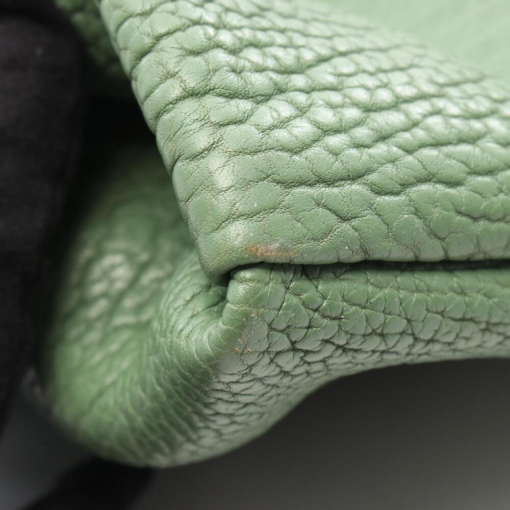 Prada Bag Green Leather Tote - Picture 5 of 6